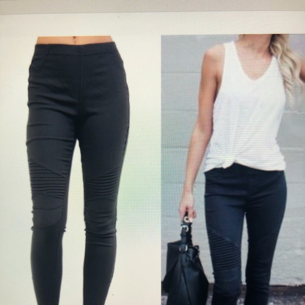 NWT Moto Jeggings with Ankle Zipper